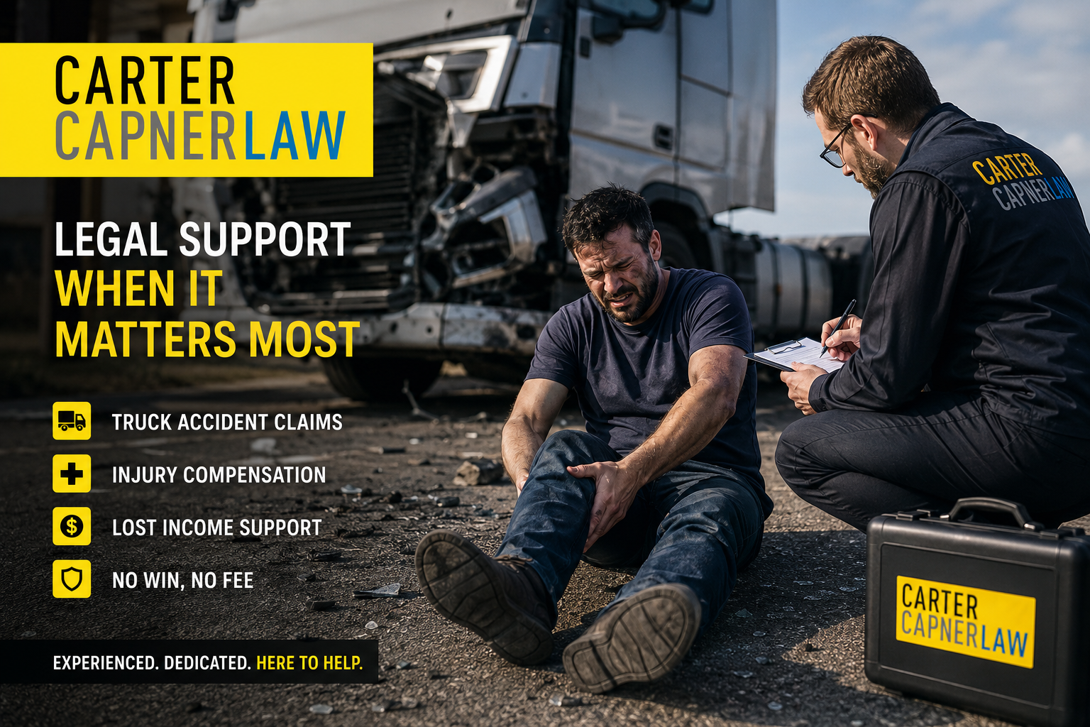 Trusted Legal Support After Serious Truck Injuries